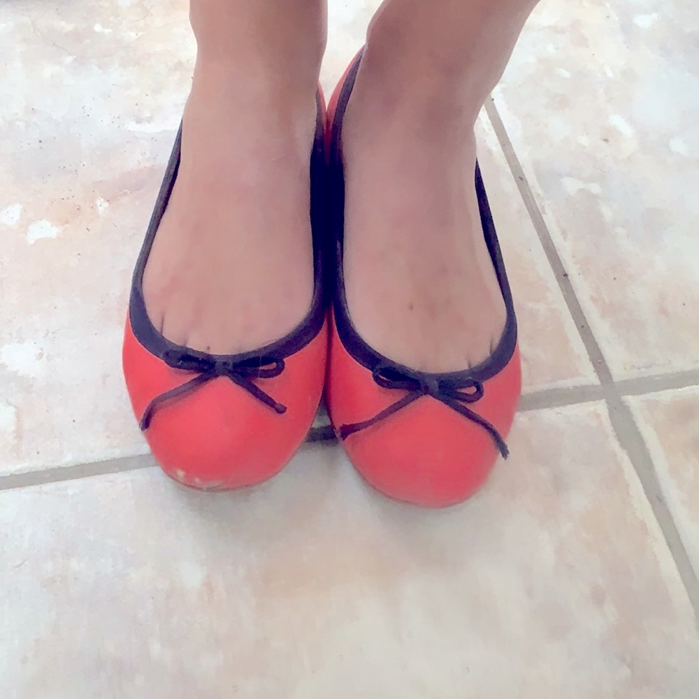 J.Crew leather ballet flats
